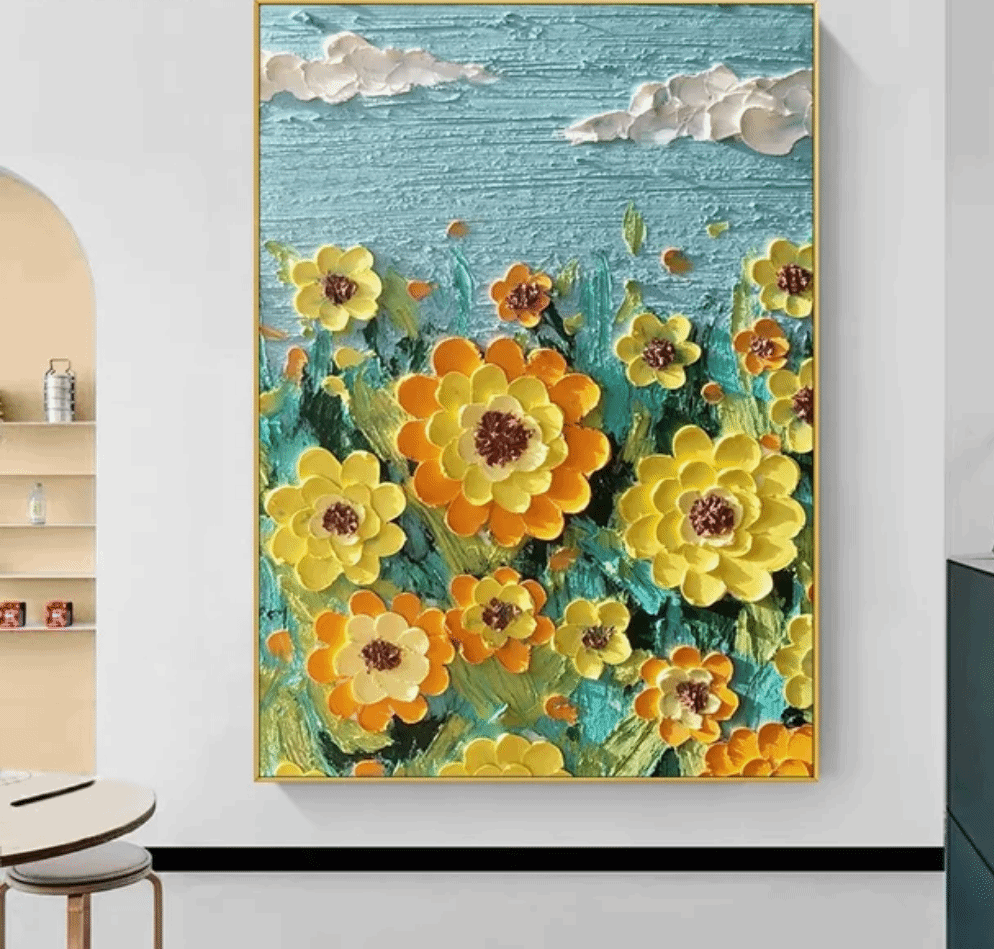 Dipinto Fiori 3D