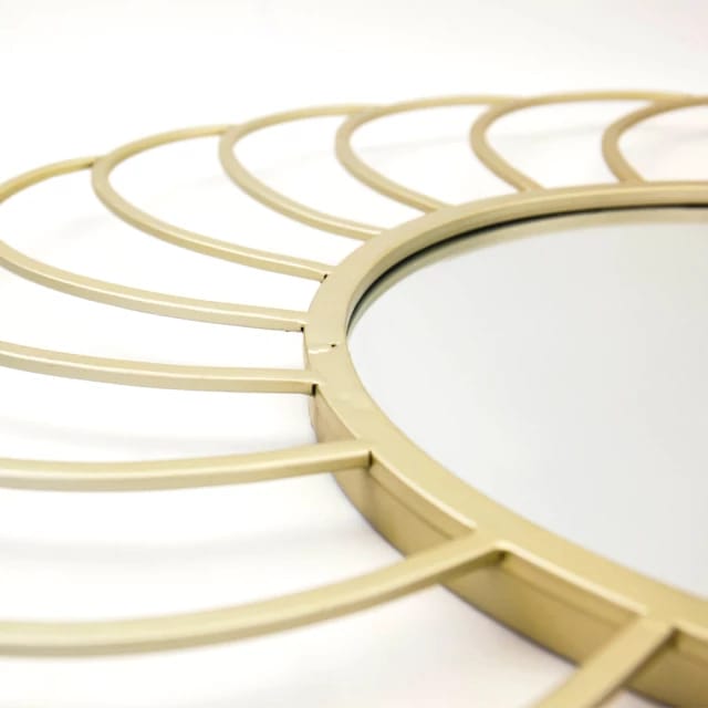 Specchio circolare oro – Canvas Home Design